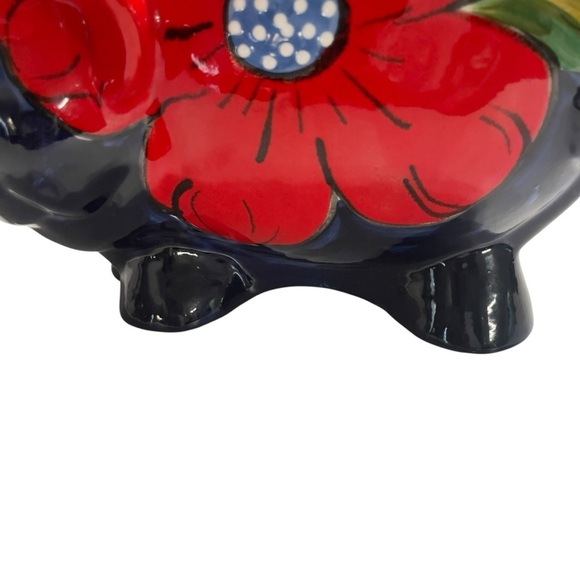 TUROV California Ceramics Hand Painted Pig Figure Statue Kitchen Home Decor - Picture 5 of 12